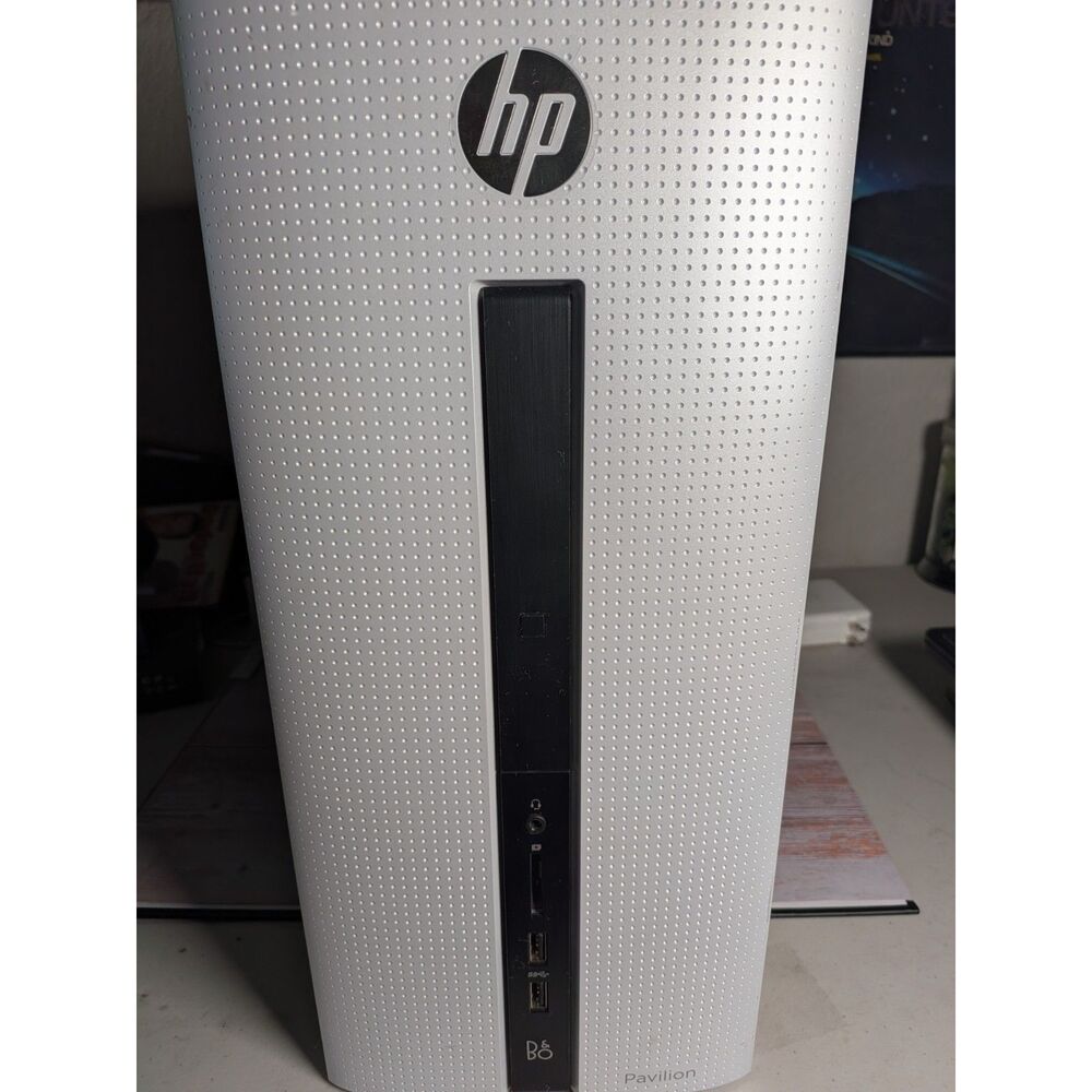 HP Pavilion Desktop PC - AMD A10-7800, 8GB RAM, 256GB SSD, Radeon Pro WX 2100